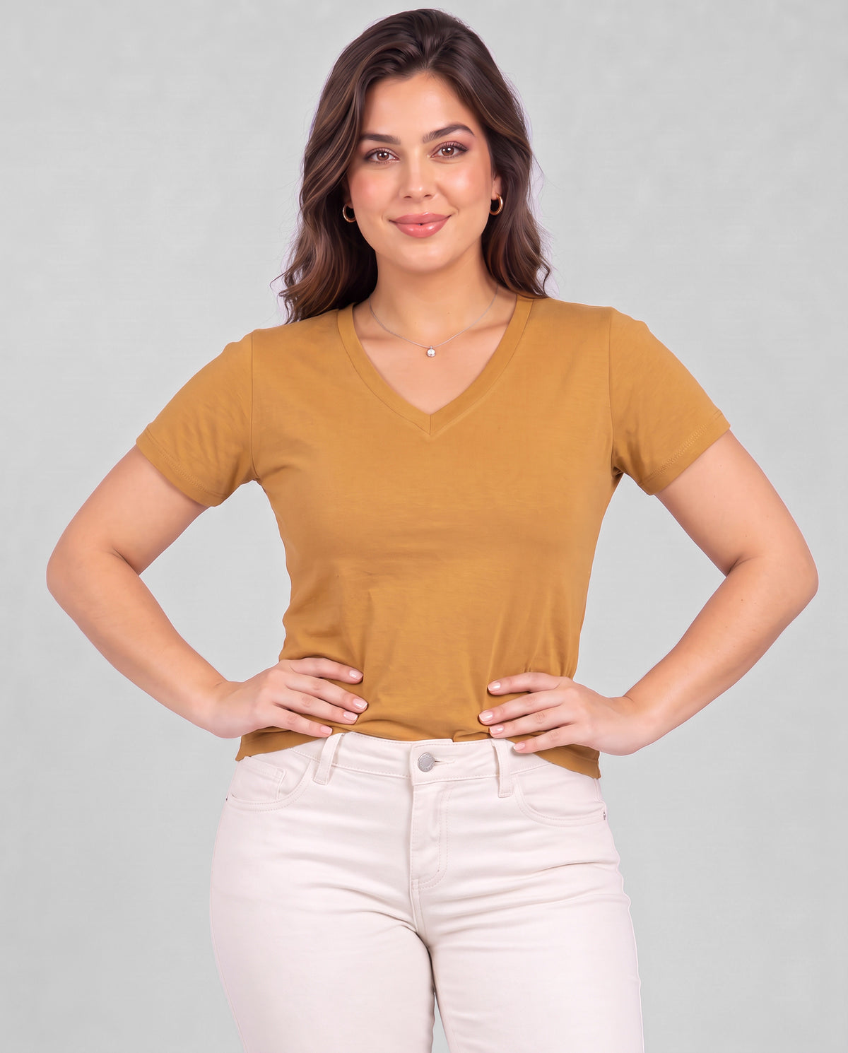T-shirt Essencial Gola V