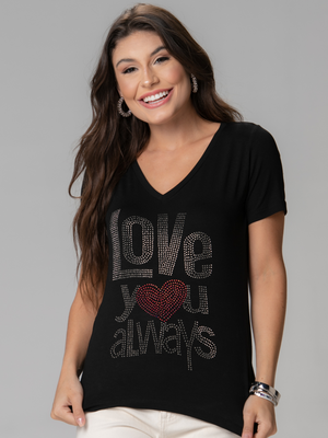 T-Shirt Love You - Divina Garota
