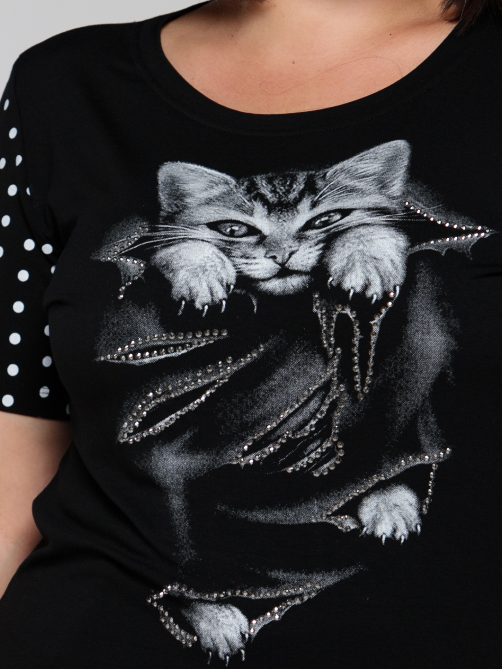 T-shirt Gato Poa