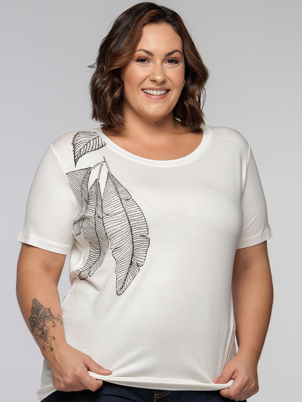 T-Shirt Folhas de Oásis