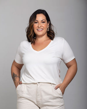 Kit 3 Peças Essenciais Gola V - Divina Garota