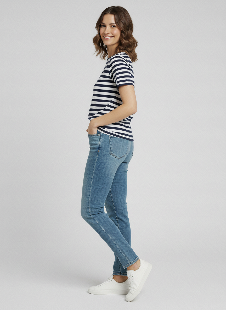 T-shirt Listrada Navy