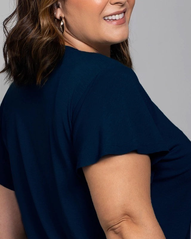 Blusa Essencial Manga Sino