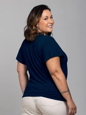 Blusa Essencial Manga Sino - Divina Garota