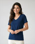 Kit 2x T-shirt Essenciais Gola V - Divina Garota
