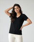 Kit 2x T-shirt Essenciais Gola V - Divina Garota