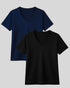Kit 2x T-shirt Essenciais Gola V - Divina Garota