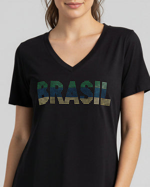 Kit 3 T-shirt Coleçao Brasil - Divina Garota