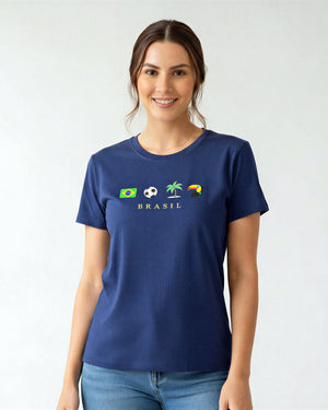 Kit 3 T-shirt Coleçao Brasil - Divina Garota