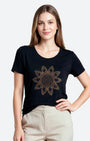 T-Shirt Girassol Dourado