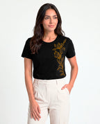 T-Shirt Floral lateral