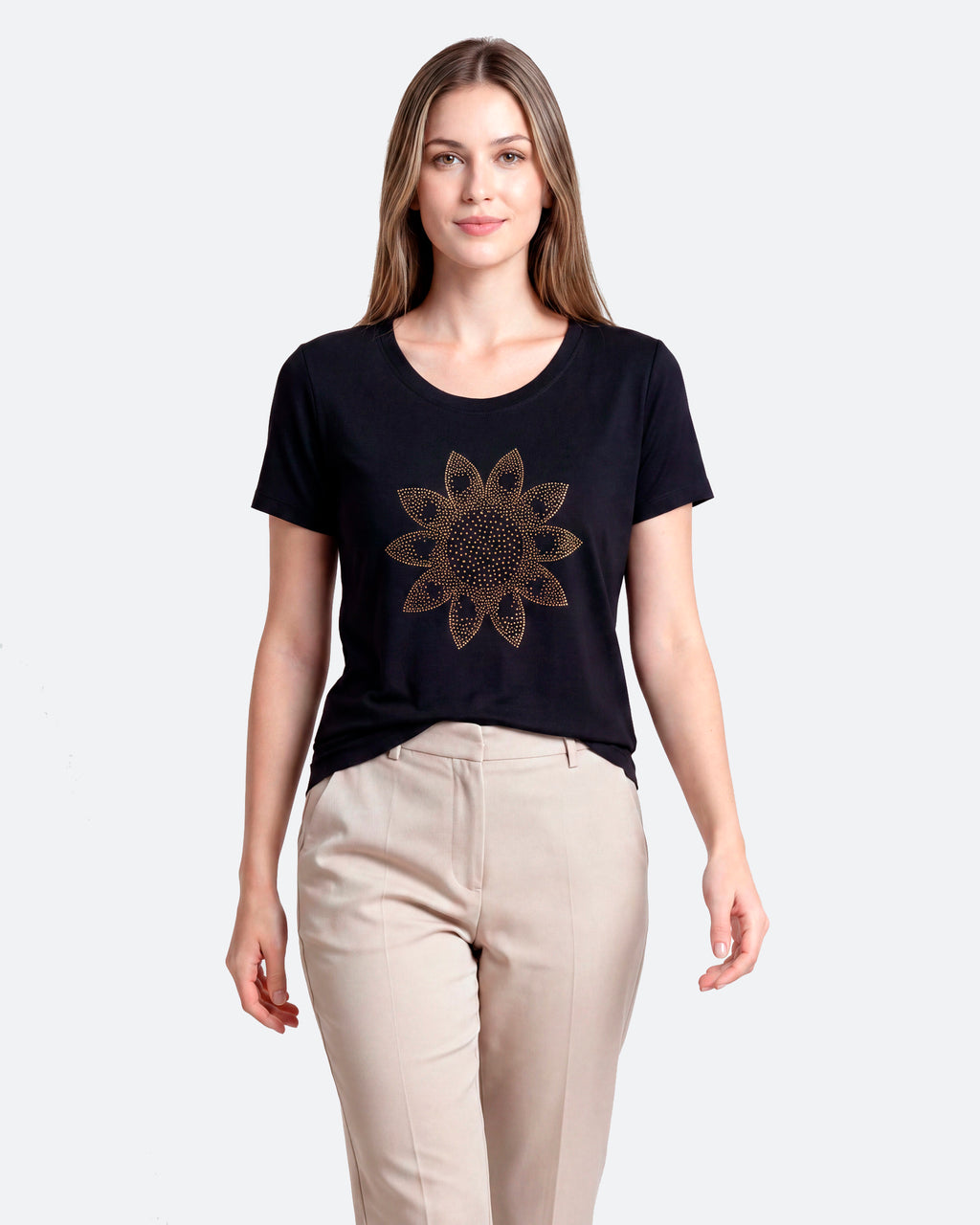 T-Shirt Girassol Dourado