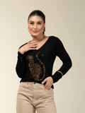 Manga Longa Cat Animal Print - Divina Garota