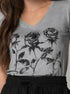 T-shirt 3 Rosas - Divina Garota
