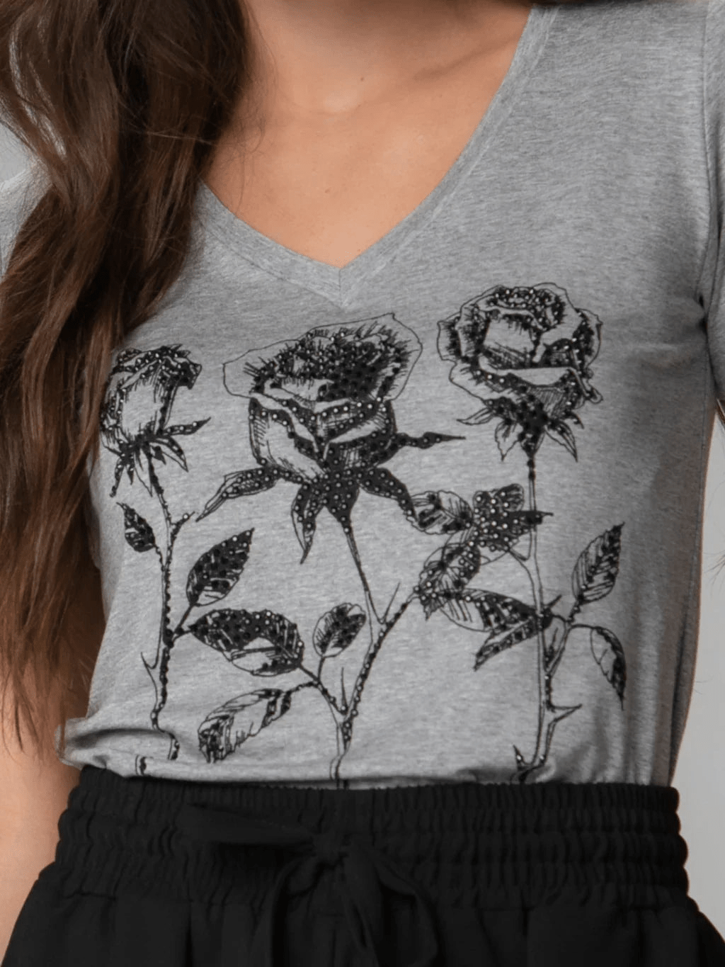 T-shirt 3 Rosas - Divina Garota