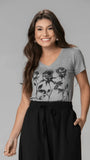 T-shirt 3 Rosas - Divina Garota