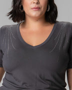 T-shirt Arabesco Strass - Divina Garota