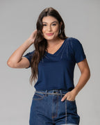 T-shirt Arabesco Strass - Divina Garota