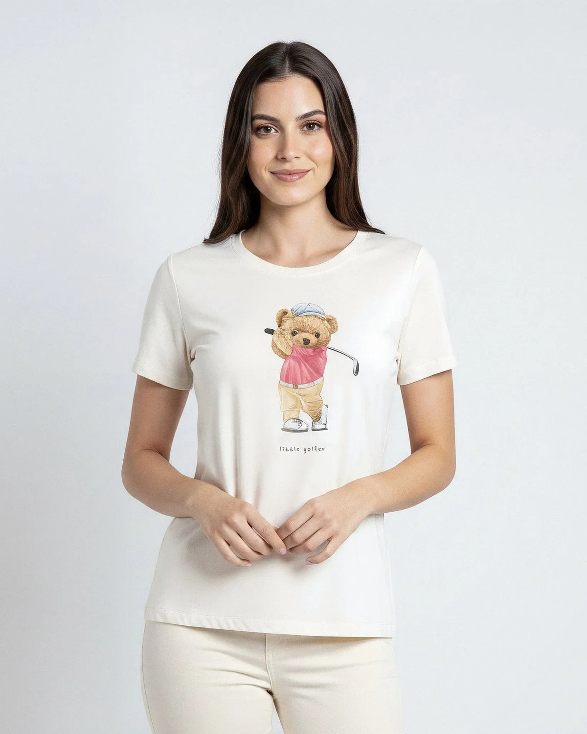 T-shirt Bear Golfer - Divina Garota