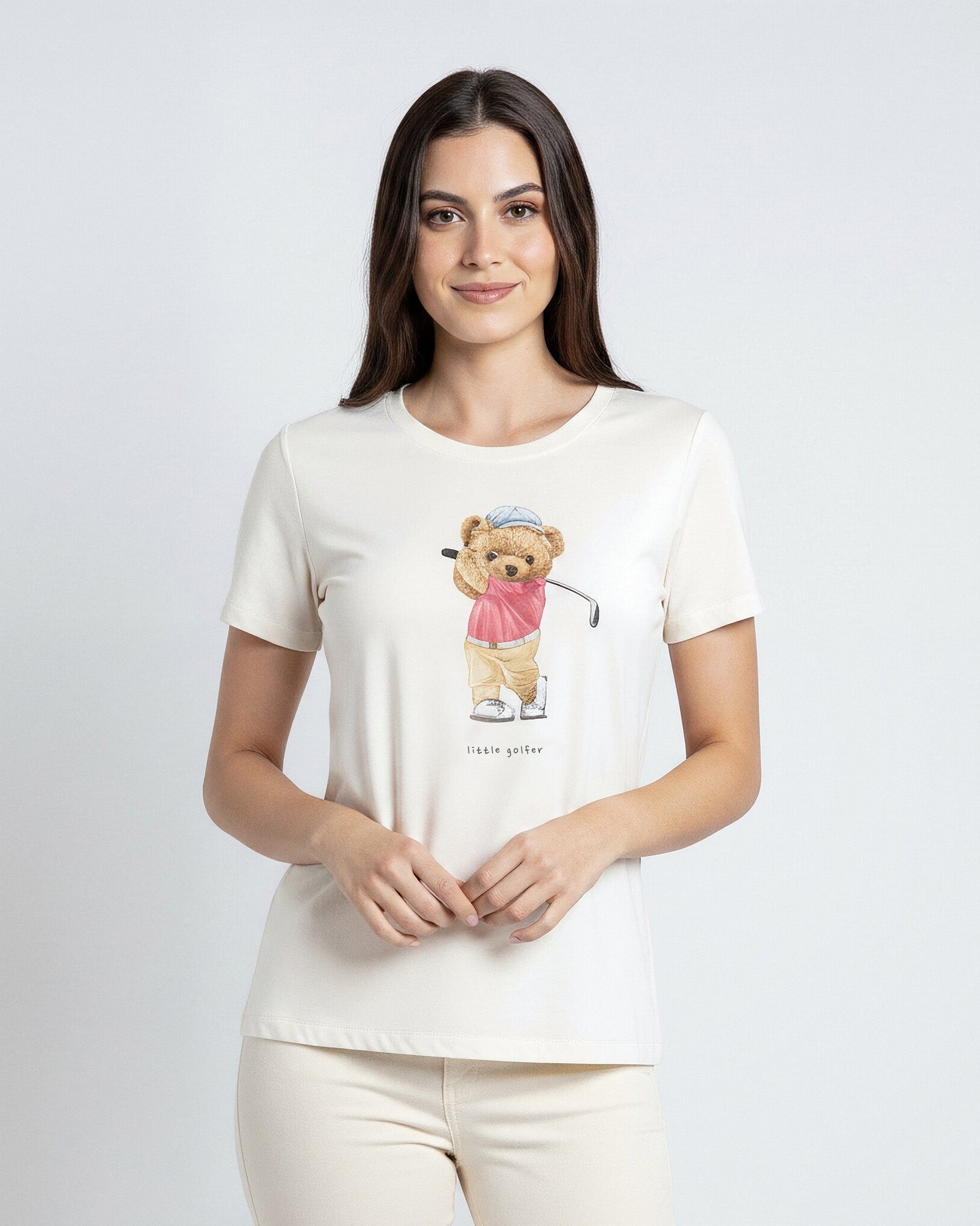 T-shirt Bear Golfer - Divina Garota