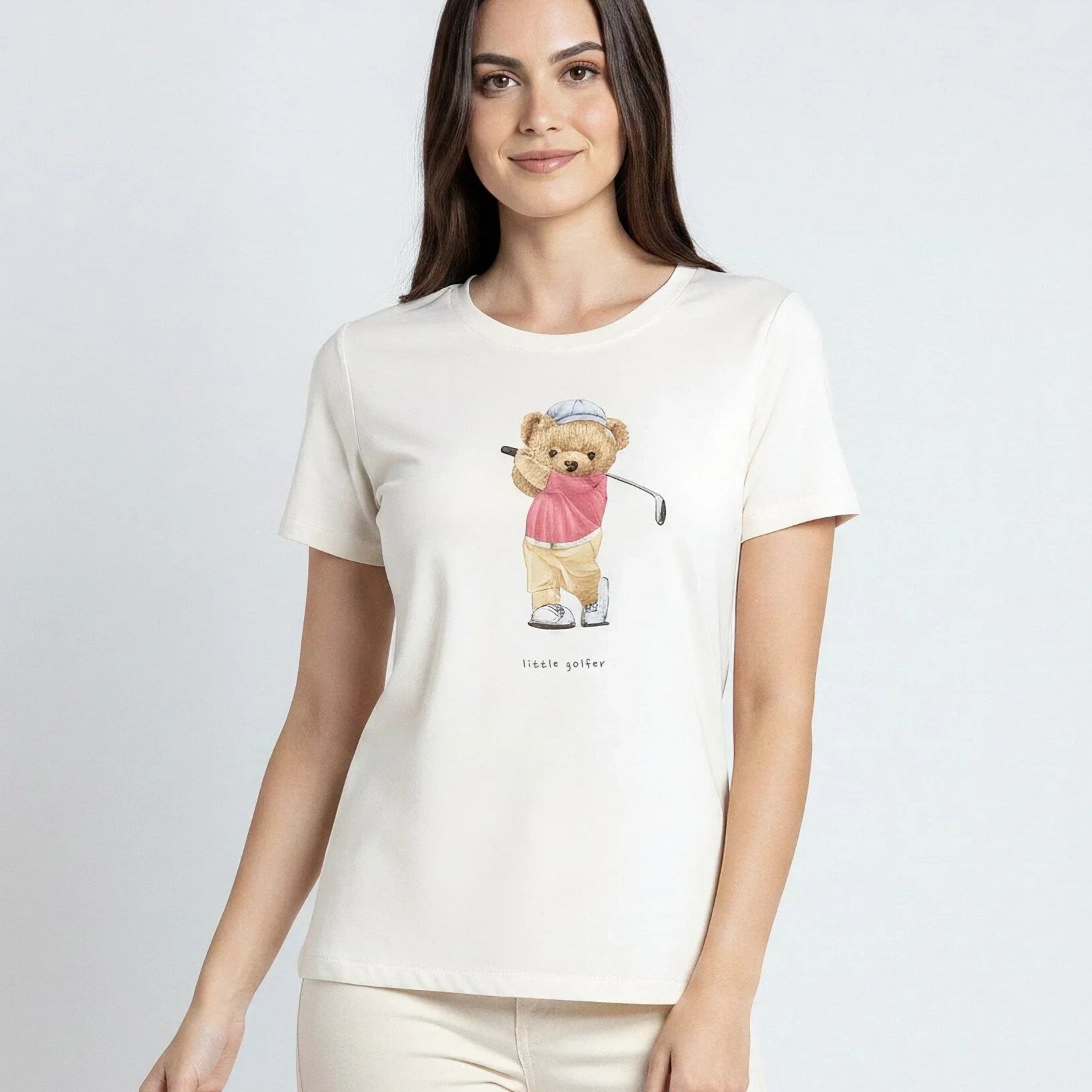 T-shirt Bear Golfer - Divina Garota