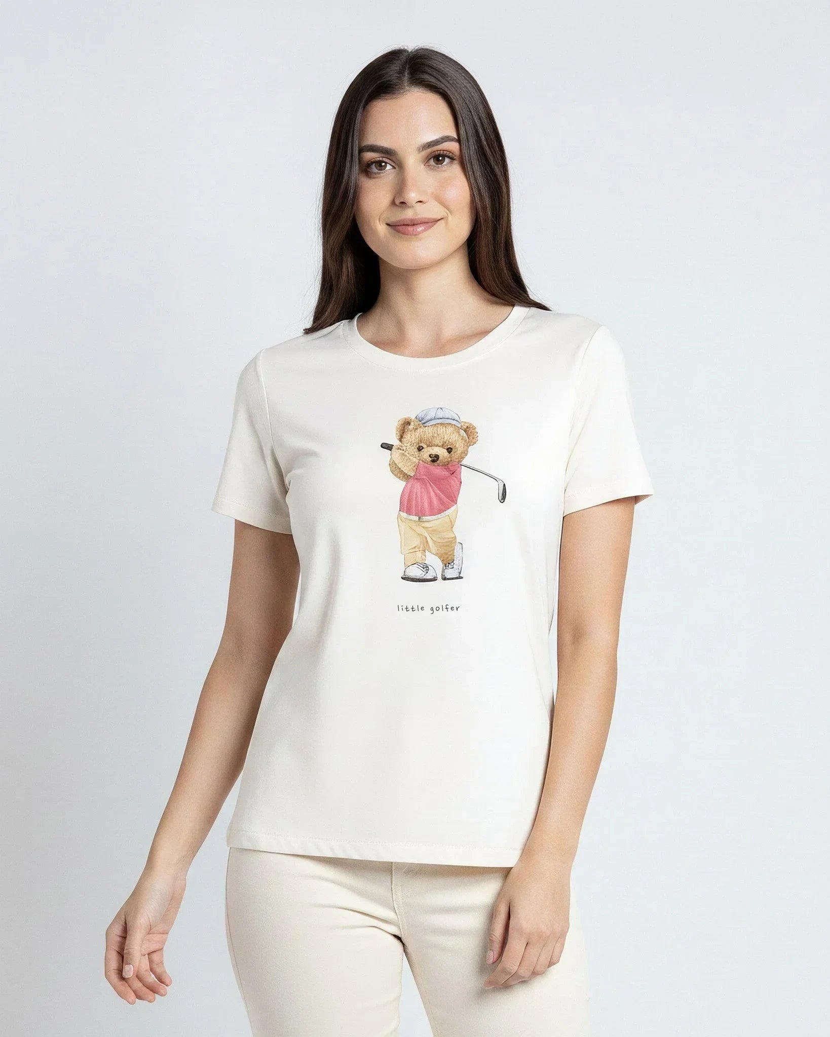 T-shirt Bear Golfer - Divina Garota