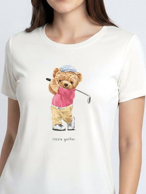 T-shirt Bear Golfer - Divina Garota