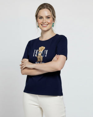 T-Shirt Bear NY - Divina Garota