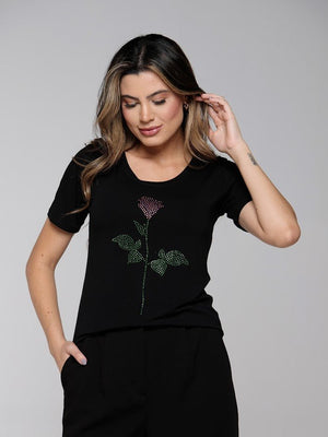 T-shirt Bela Rosa - Divina Garota