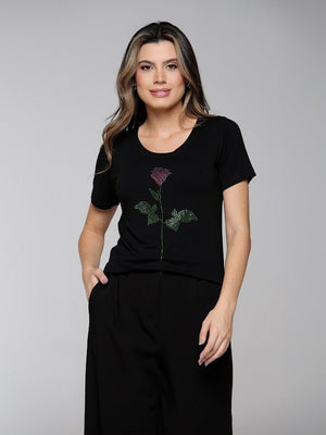 T-shirt Bela Rosa - Divina Garota