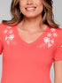 T-shirt Bordada Alice - Divina Garota