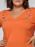 T-Shirt Bordada Aurora