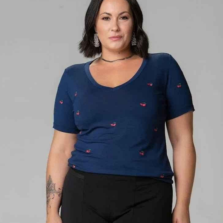 T-shirt Bordada Cherry