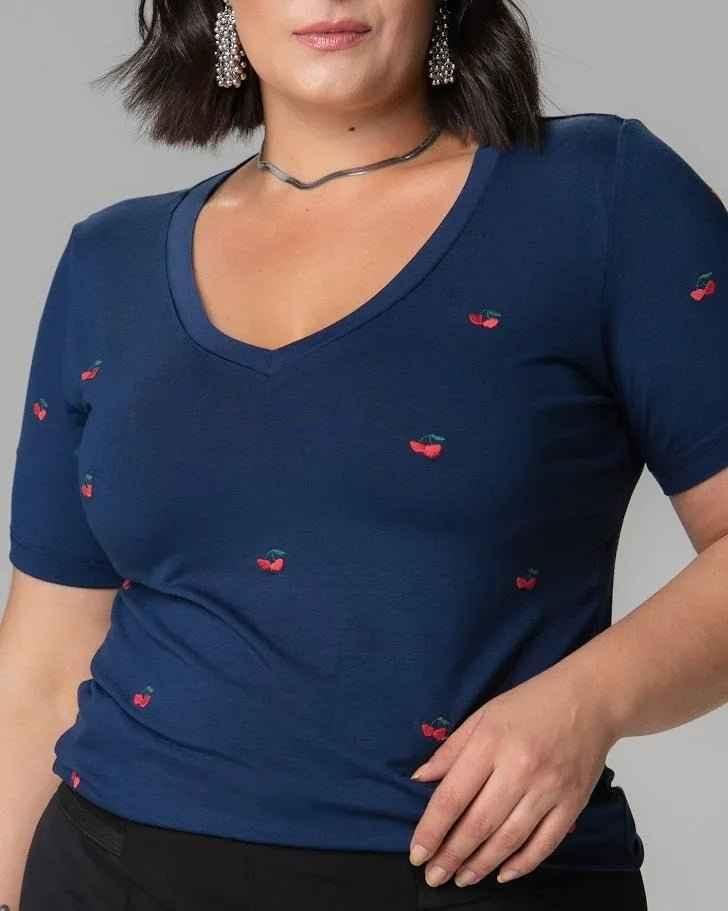 T-shirt Bordada Cherry
