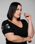 T-shirt Bordada Flores