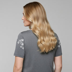T-shirt Bordada Jasmim - Divina Garota