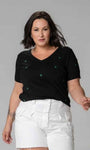 T-shirt Bordada Mini Trevo