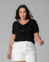 T-shirt Bordada Mini Trevo