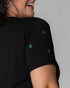 T-shirt Bordada Mini Trevo