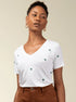 T-shirt Bordada Mini Trevo - Divina Garota
