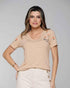 T-shirt Bordada Que Seja Leve