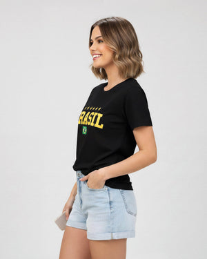 T-shirt Brasil 5 Estrelas - Divina Garota