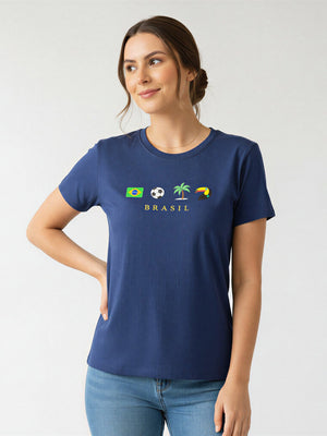 T-Shirt Brasil Essência - Divina Garota