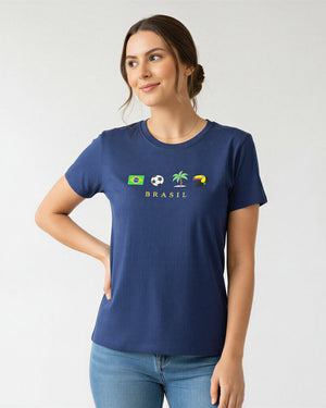 T-Shirt Brasil Essência - Divina Garota