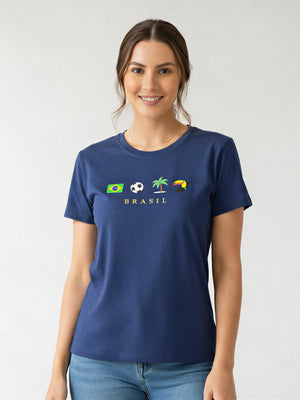 T-Shirt Brasil Essência - Divina Garota