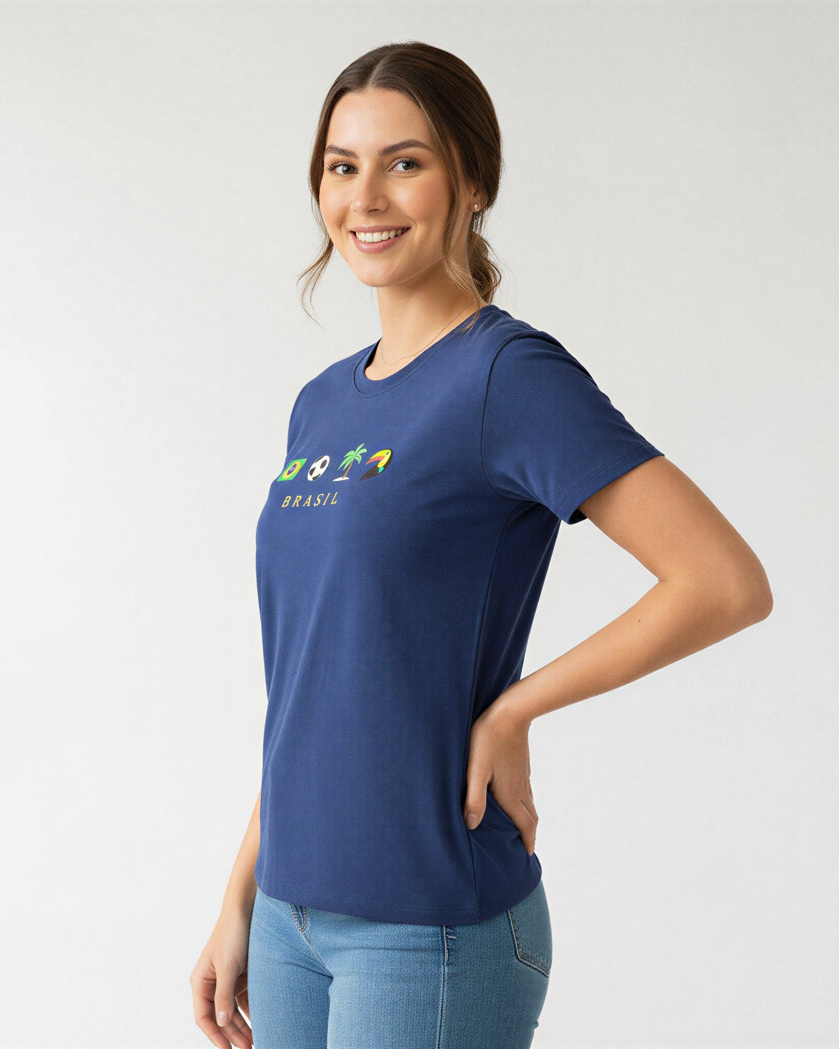 T-Shirt Brasil Essência - Divina Garota