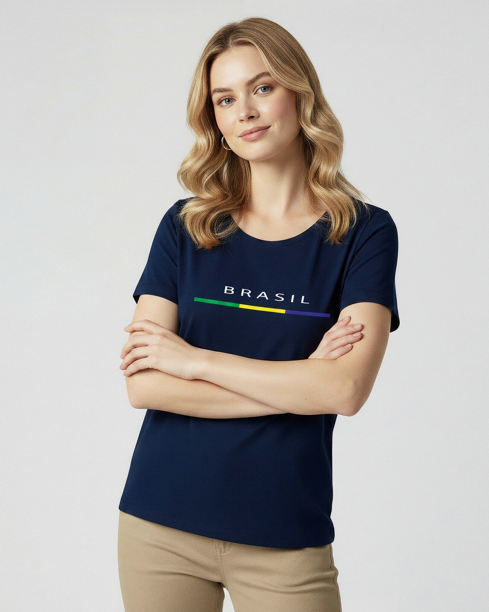 T-Shirt Brasil Line - Divina Garota