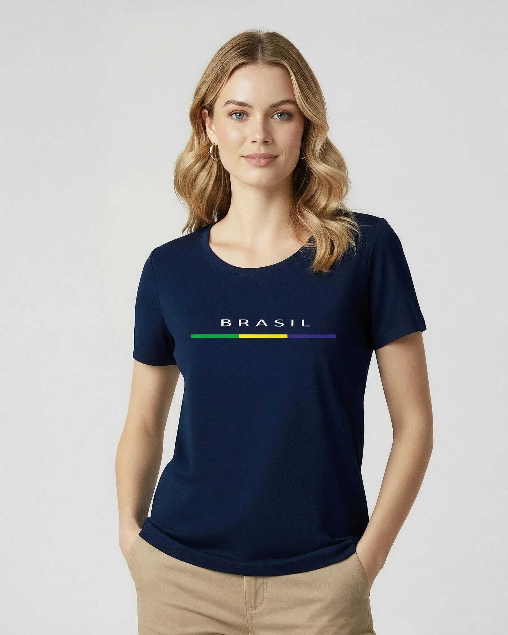 T-Shirt Brasil Line - Divina Garota