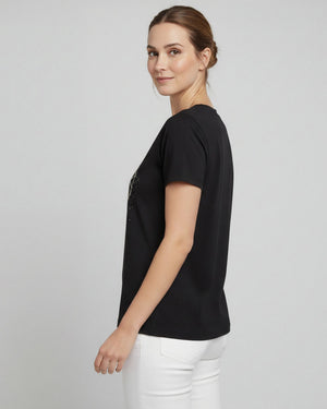 T-Shirt Coração Geométrico - Divina Garota