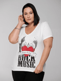 T-shirt Coração Rock - Divina Garota